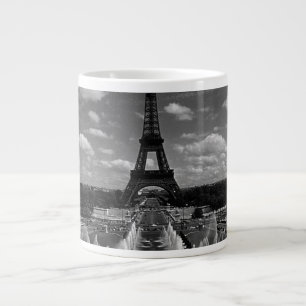Grande Tasse France Vintage Paris Fontaines Tour Eiffel