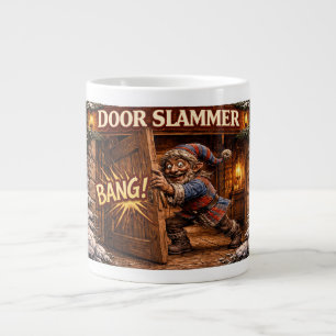 Grande Tasse Frappeur de porte lutin de Noël islandais