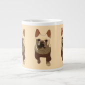 Grande Tasse French Bulldog, Soft Peach (Devant)
