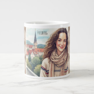 Grande Tasse Fribourg, Allemagne, Beau voyageur en Fribourg