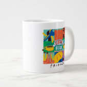 Grande Tasse FRIENDS™ | Central Perk Graphique Vibrant (Devant droit)