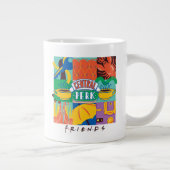 Grande Tasse FRIENDS™ | Central Perk Graphique Vibrant (Droite)
