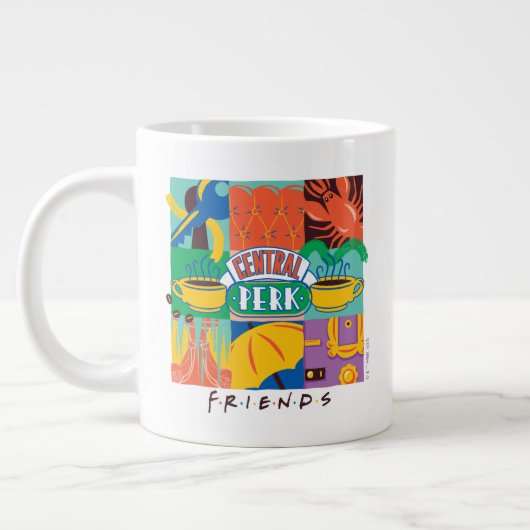 Grande Tasse FRIENDS™ | Central Perk Graphique Vibrant (Gauche)