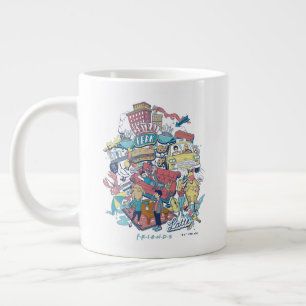 Grande Tasse FRIENDS™   Collage de dessins animés
