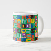 Grande Tasse FRIENDS™ | Comment vas-tu Modèle Vif (Devant droit)