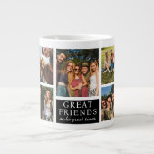 Grande Tasse Friendship Modern Photo Collage Keepsake (Devant)