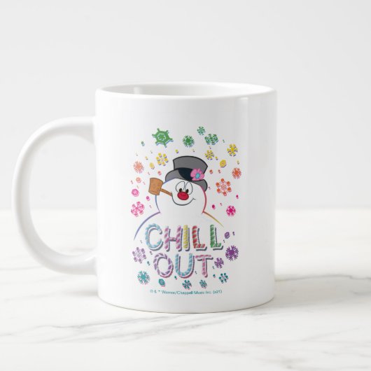 Grande Tasse Frosty the Snowman™ | Couleurs arc-en-ciel "Refroi (Gauche)
