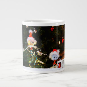 Grande Tasse Fubby humour de Noël art raffiné.