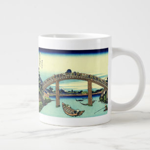 Grande Tasse Fuji vu par le pont Mannen à Fukagawa