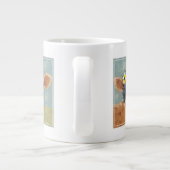 Grande Tasse Fun de ferme - Vache avec couronne de fleurs (Dos)