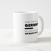 Grande Tasse Fun Fun Facts sur l'Allemagne (Devant droit)