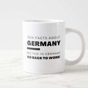 Grande Tasse Fun Fun Facts sur l'Allemagne