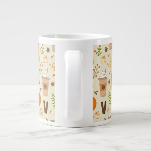 Grande Tasse Fun Orange Fall Motif (Dos)