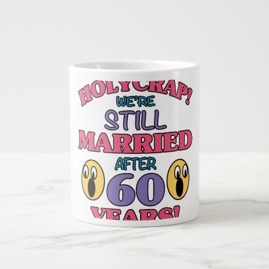 Grande Tasse Funny 60e anniversaire (Devant)