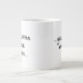 Grande Tasse Funny Coffee Quote | Sarcastic Gift Idea | Minimal (Devant)