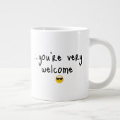 Grande Tasse Funny Coffee Quote | Sarcastic Gift Idea | Minimal (Droite)
