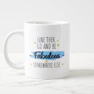 Grande Tasse Funny Collègue Leaving, Go Away for Coworker