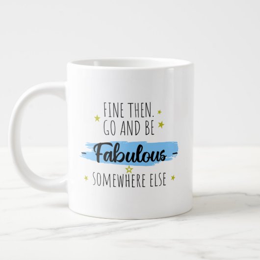 Grande Tasse Funny Collègue Leaving, Go Away for Coworker (Gauche)