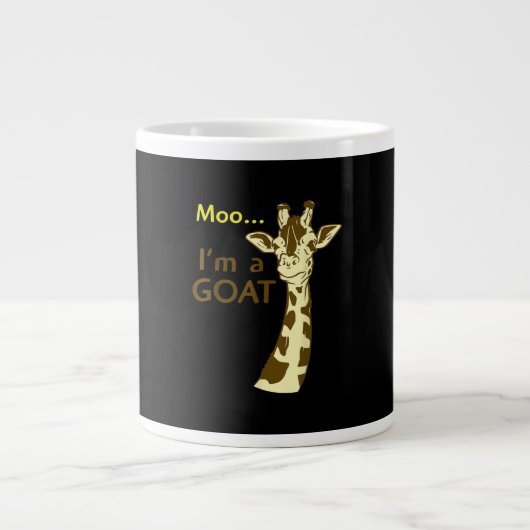 Grande Tasse Funny Confusing Giraffe Moo I (Devant)