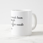 Grande Tasse Funny Coworker cadeau Humour tendance (Devant droit)