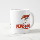 Grande Tasse Funny Fly Fishing (Devant droit)