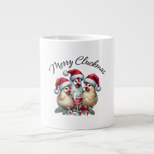 Grande Tasse Funny JERY CLUCKMAS Poulet (Devant)