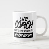 Grande Tasse Funny Life Coach .. Hashtag Grand-mère (Droite)