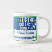 Grande Tasse Funny Novelty Doctor Nurse Collection d'urine pers (Droite)