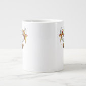 Grande Tasse Funny Reindeer Peeking Christmas Meme  (Devant)