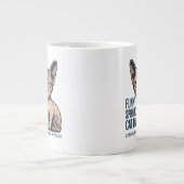 Grande Tasse Funny Sphynx Cat Dad Illustration (Devant)