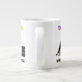 Grande Tasse Funny Unicorn Barrel Racer (Dos)