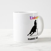 Grande Tasse Funny Unicorn Barrel Racer (Devant droit)