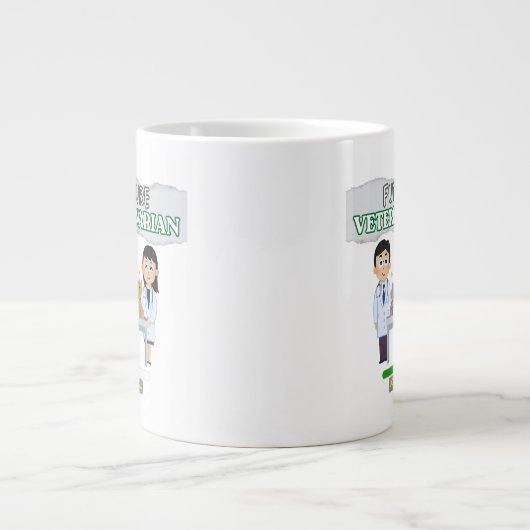 Grande Tasse Future Veterinarian Loading – Vet Student Design (Devant)