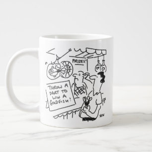 Grande Tasse Gagnez un Fairground Darts Concours Drôle