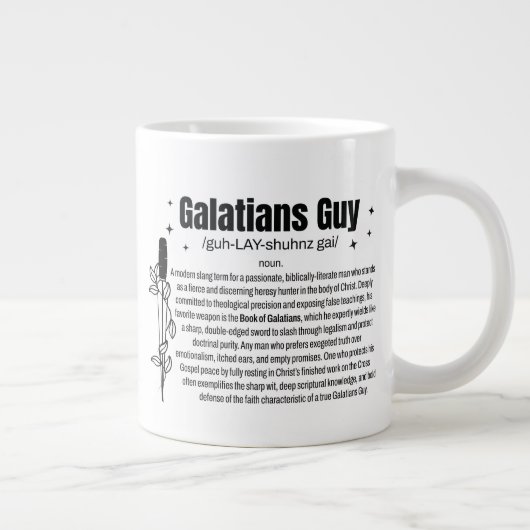 Grande Tasse GALATIANS GUY Chrétien (Droite)