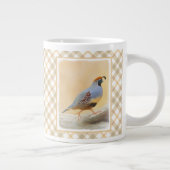 Grande Tasse Gambrel's Quail Painting Original Bird Art (Droite)