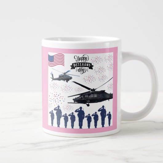 Grande Tasse Gardiens de la liberté rose (Droite)