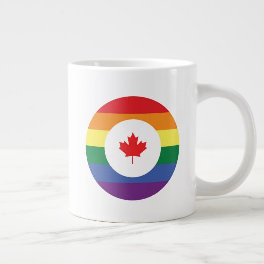 Grande Tasse Gay pride canadien (Droite)