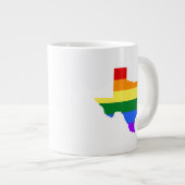 Grande Tasse Gay pride| Texas Rainbow (Devant droit)
