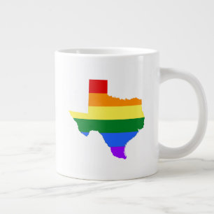 Grande Tasse Gay pride  Texas Rainbow