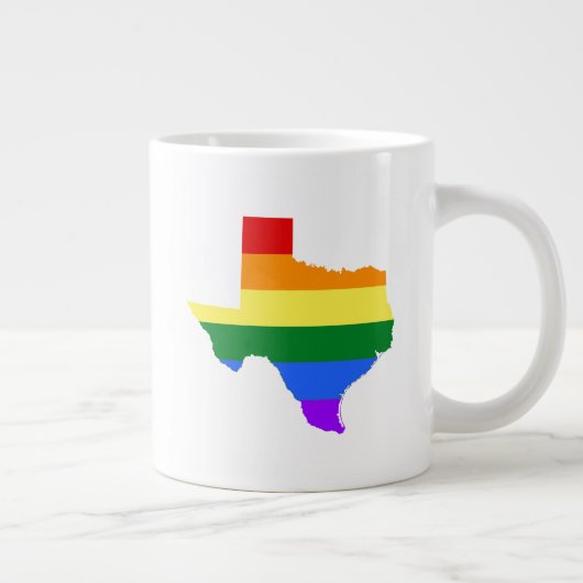 Grande Tasse Gay pride| Texas Rainbow (Droite)