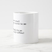 Grande Tasse geek informatique nerd café humour (Devant)