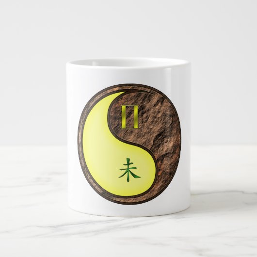 Grande Tasse Gémeaux & Chèvre de Terre (Devant)