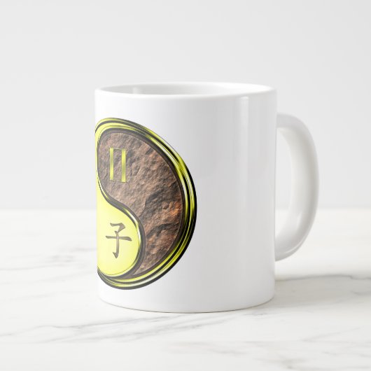 Grande Tasse Gémeaux & Rat de terre (Devant droit)