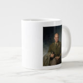 Grande Tasse Général Dwight Eisenhower Portrait peint 5 étoiles (Devant droit)