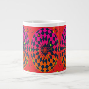 Grande Tasse Géo Ellipse Cadeau de pendaison de crémaillère de