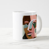 Grande Tasse Geo Face (Devant droit)