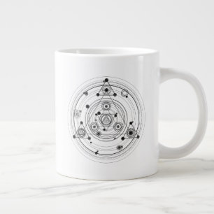 Grande Tasse Géométrie sacrée et alchimie géométrique