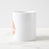 Grande Tasse géorgie| dans mon esprit| pêche (Devant)