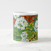 Grande Tasse Géraniums rouges et blancs dans des pots 2013 (Devant)